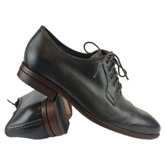 Cole Haan Warner Grand 360 8.5 Blue Brown Mens Postman Oxford Leather Lace Up - Picture 8 of 15